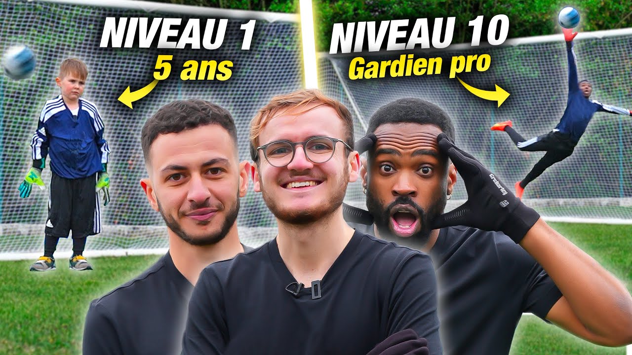 Miniature de la vidéo « Affronter des gardiens de foot du niveau 1 à 10 » de Lucas Studio