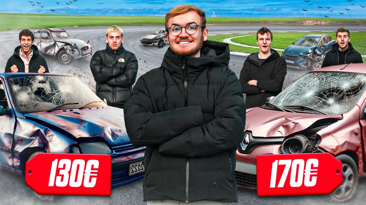 Miniature de la vidéo sur la course des 5 voitures les moins chères, de Lucas Studio